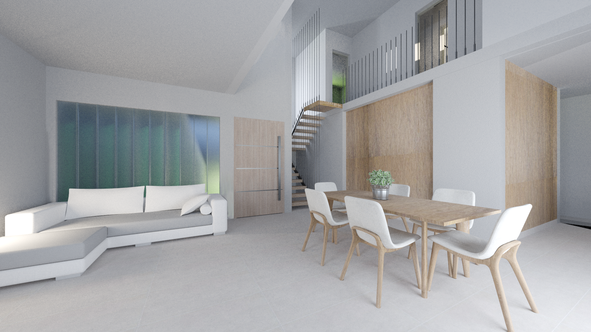 Casa Norte render interior